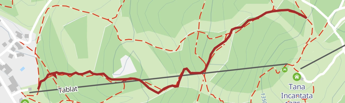 Route map: PINA COLADA - Lavarone Bike Park